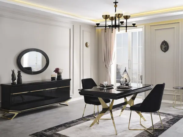Masarati Gold Yemek Odası Takımı