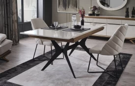 Elize Wooden Dining Room - Table & Chair