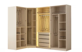 Diva Köşe Dolaplı Yatak Odası Takımı  