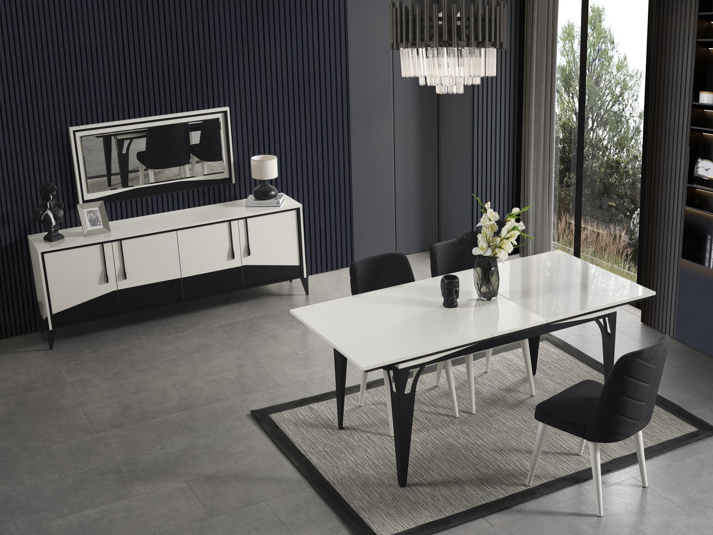 Nehir Moonstone Dining Room - Table & Chair