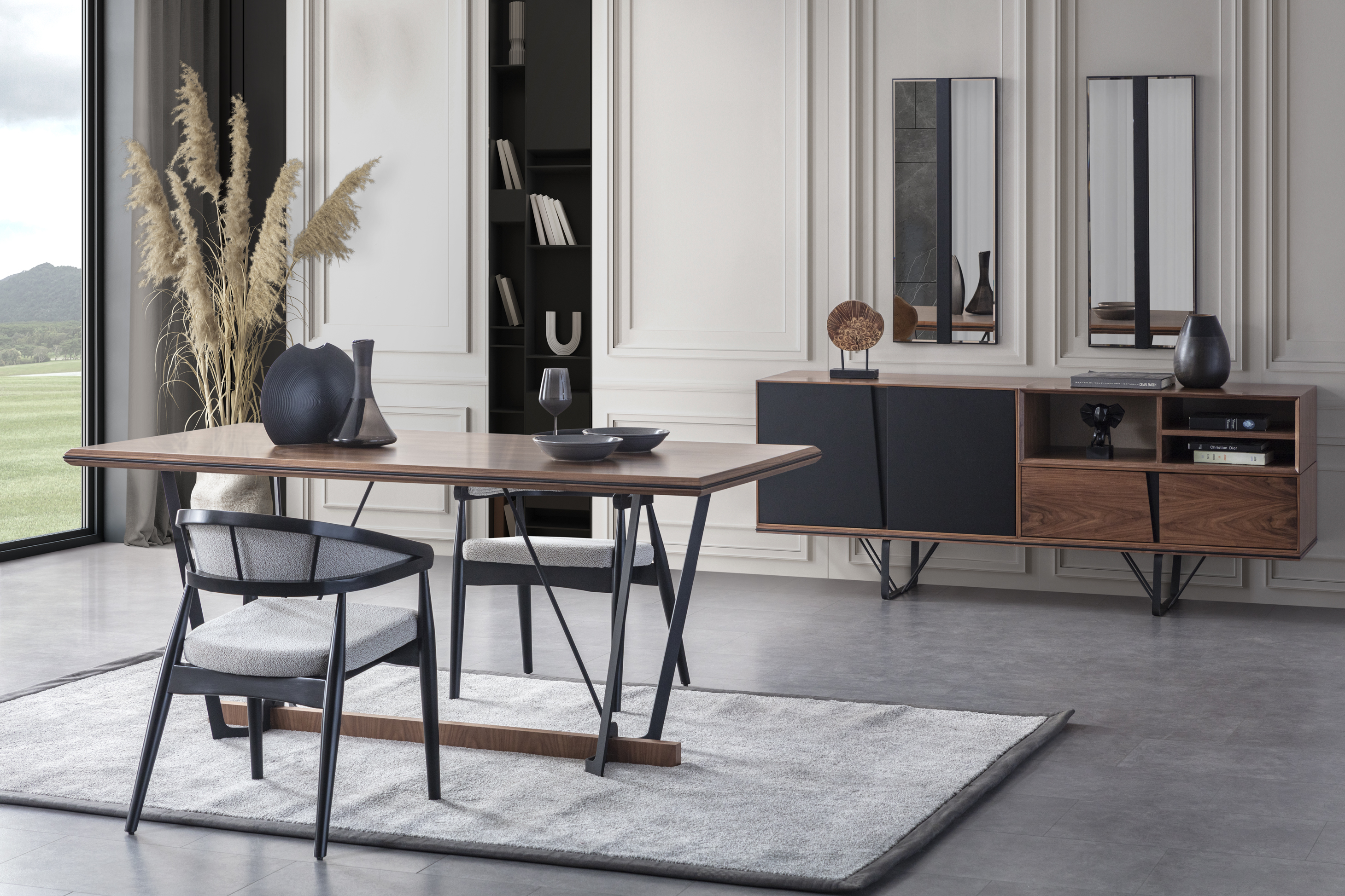 Lavinya Black Dining Room Set