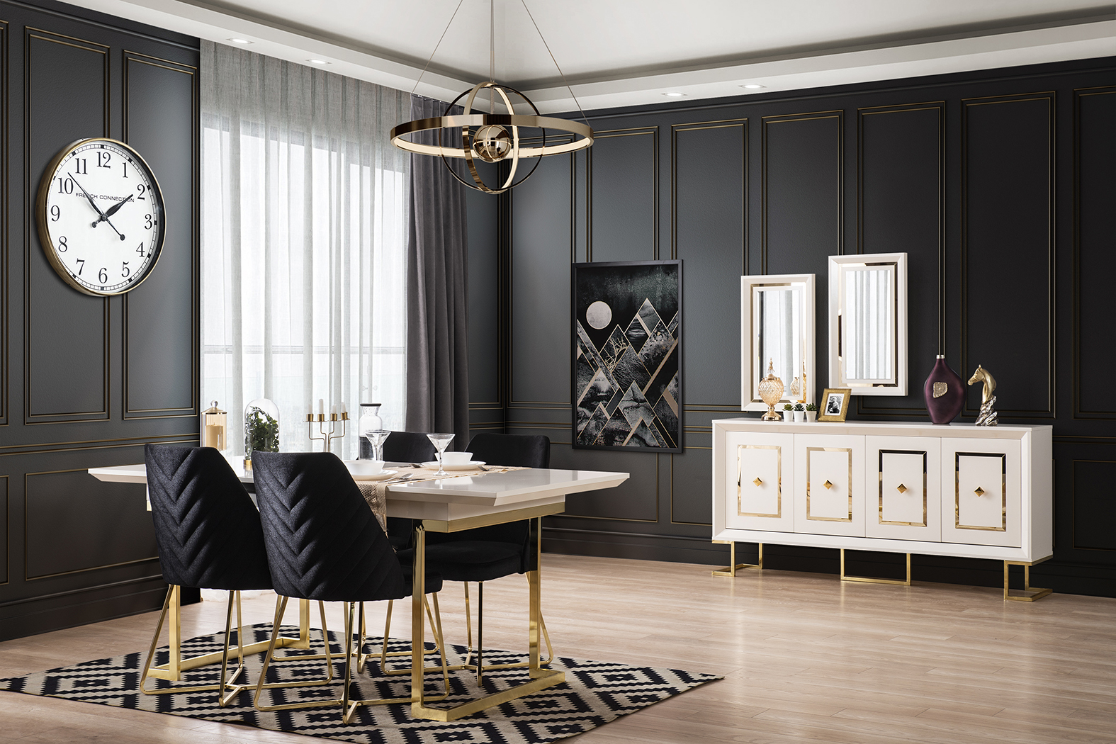 Berrak Gold Dining Room Set