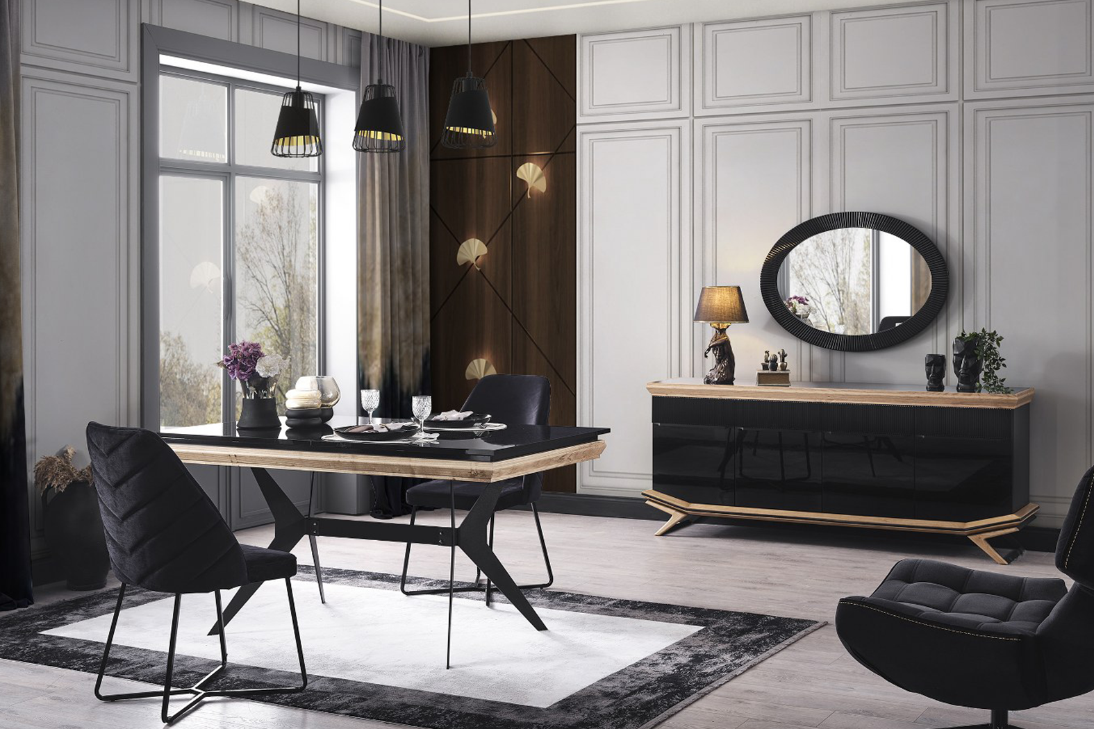 Ocean Wood Dining Room - Table & Chair