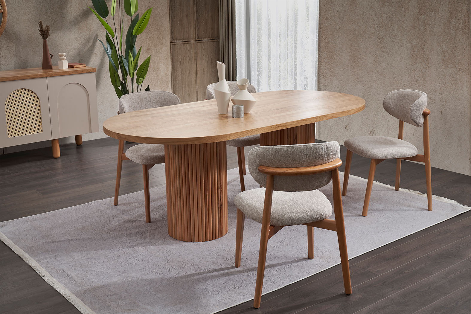 Sandy Dining Room - Table and Chairs